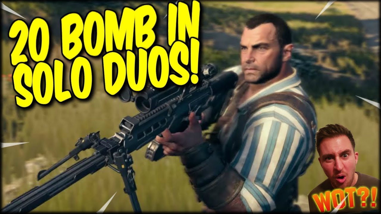 MOST TENSE 20 BOMB IN SOLO DUOS!! COD BLACKOUT HIGH KILL VICTORY!