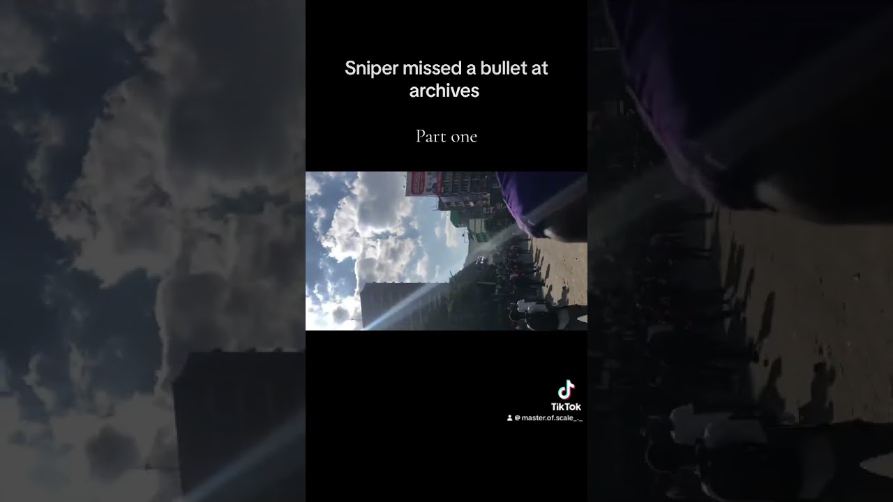 Sniper misses bullet shot at archives nairobi 