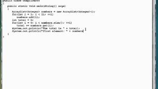 11 04 Accessing ArrayList Elements Profile
