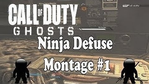CoD Ghost  Ninja Defuse Montage w Reactions  1