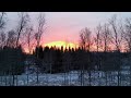 Sunset and snow  norway  mari rasmussen