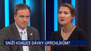 Nerušil: Dávky bychom chtěli sebrat všem Ukrajincům, mají pracovat. Svárovská ostře proti