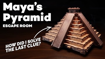 SOLVED | Maya Pyramid | Escape Room Box Puzzle | Wooden City