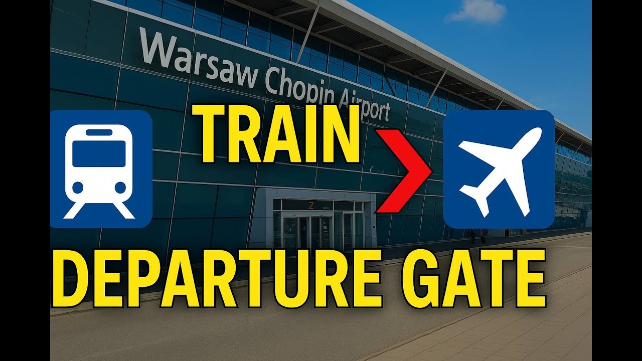 Warsaw Chopin Airport Guide 🚆 From Train Station to Departure Gate | Step by Step Walkthrough”