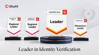 G2 Summer 2026: Shufti Named a Leader in Identity Verification