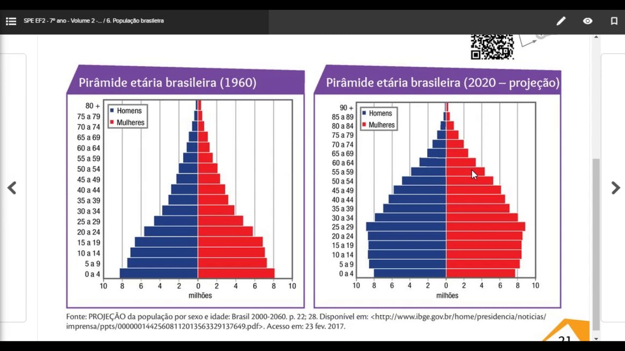 A Estrutura Demográfica Brasileira Caracteriza Se Por