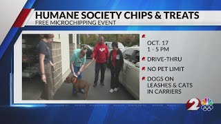 Humane society microchipping event