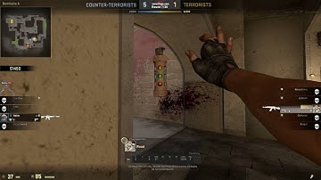 Flashbang kill in CS:GO