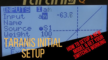 How to Setup a Taranis Radio - New Model Setup & Setup Your Switches