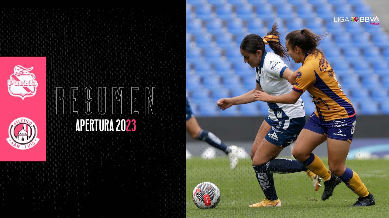 Resumen Puebla vs San Luis - Jornada 9 | Liga BBVA MX Femenil - YouTube