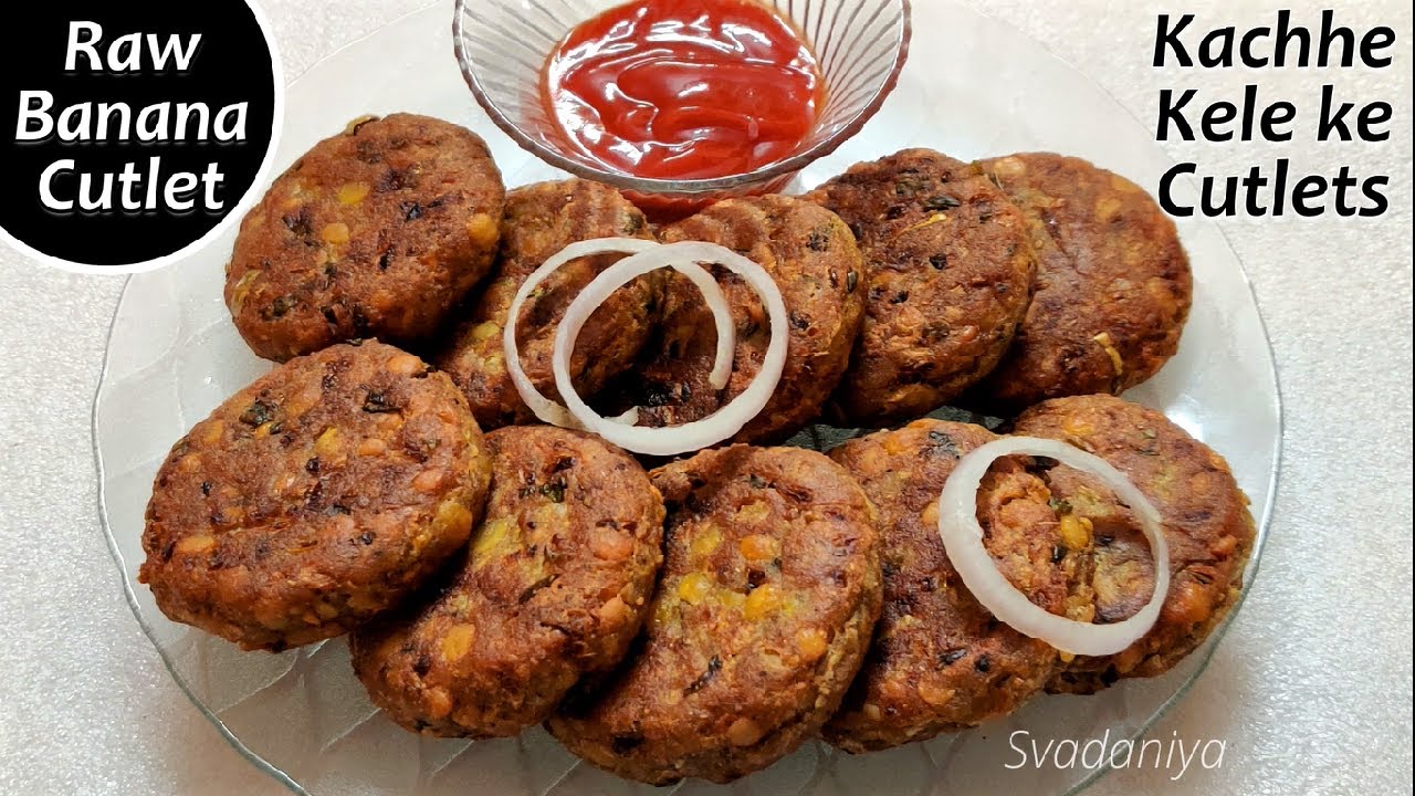 Raw banana cutlet