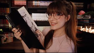 ASMR  Reading A Comic To You!~ Paper Tracing & Smoothing with Whispery Sound Effects & Page Turning