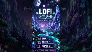 Crystal Night Lofi Beats ✨ Study • Coding • Relaxing #lofimusic #beatstostudy