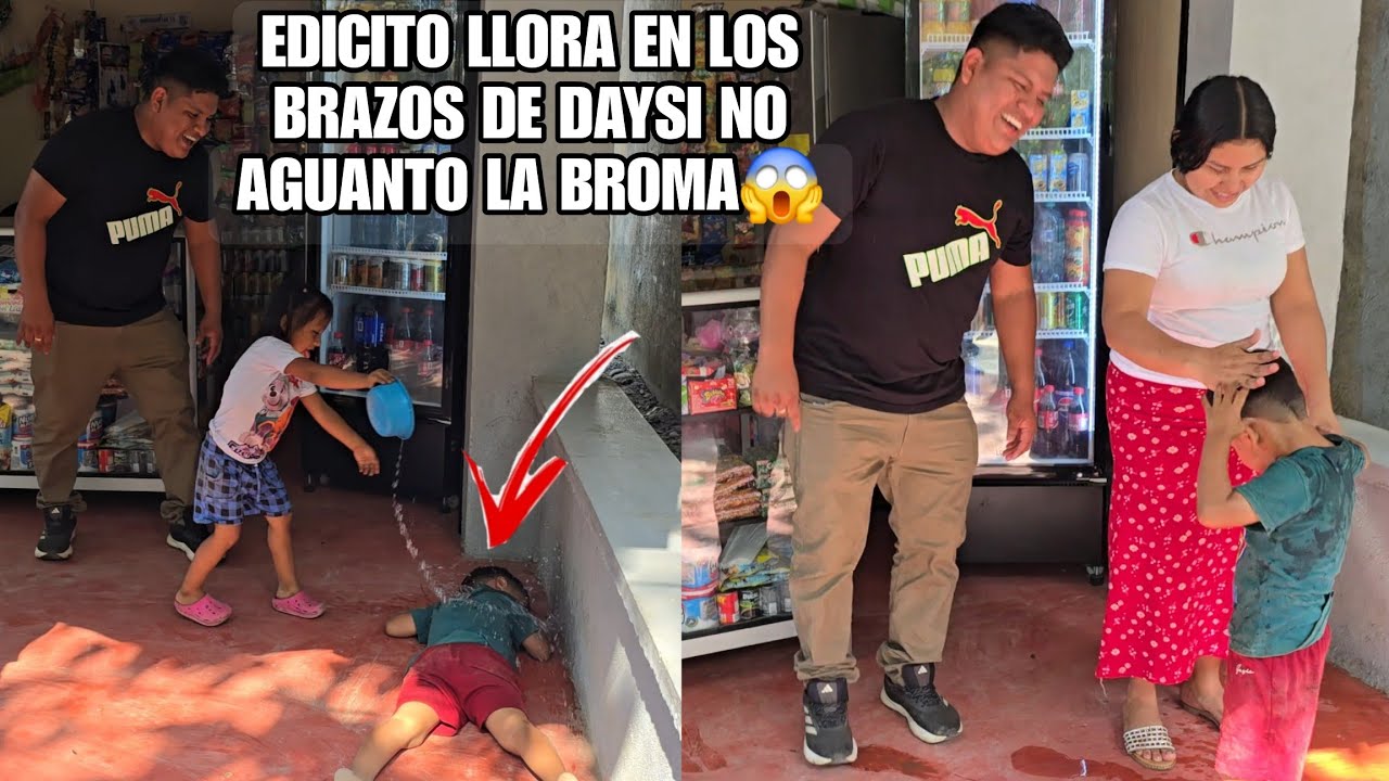 EDICITO No Se Esperaba La Broma Que YAMI Le Tenia Preparada😱 No Aguanto La Broma Se Puso A llorar😭