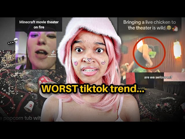 the minecraft movie tiktok trend has gone TOO FAR - Videos For Kids