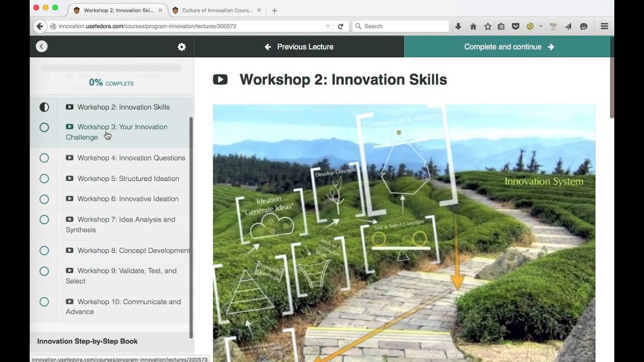 Culture of Innovation Online Course Program