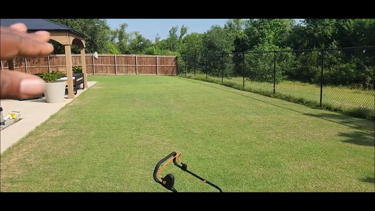 YARDFORCE REEL MOWER CUT UPDATE 