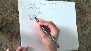 Engineering Dynamics 1: Rigid Body Kinematics- Translation