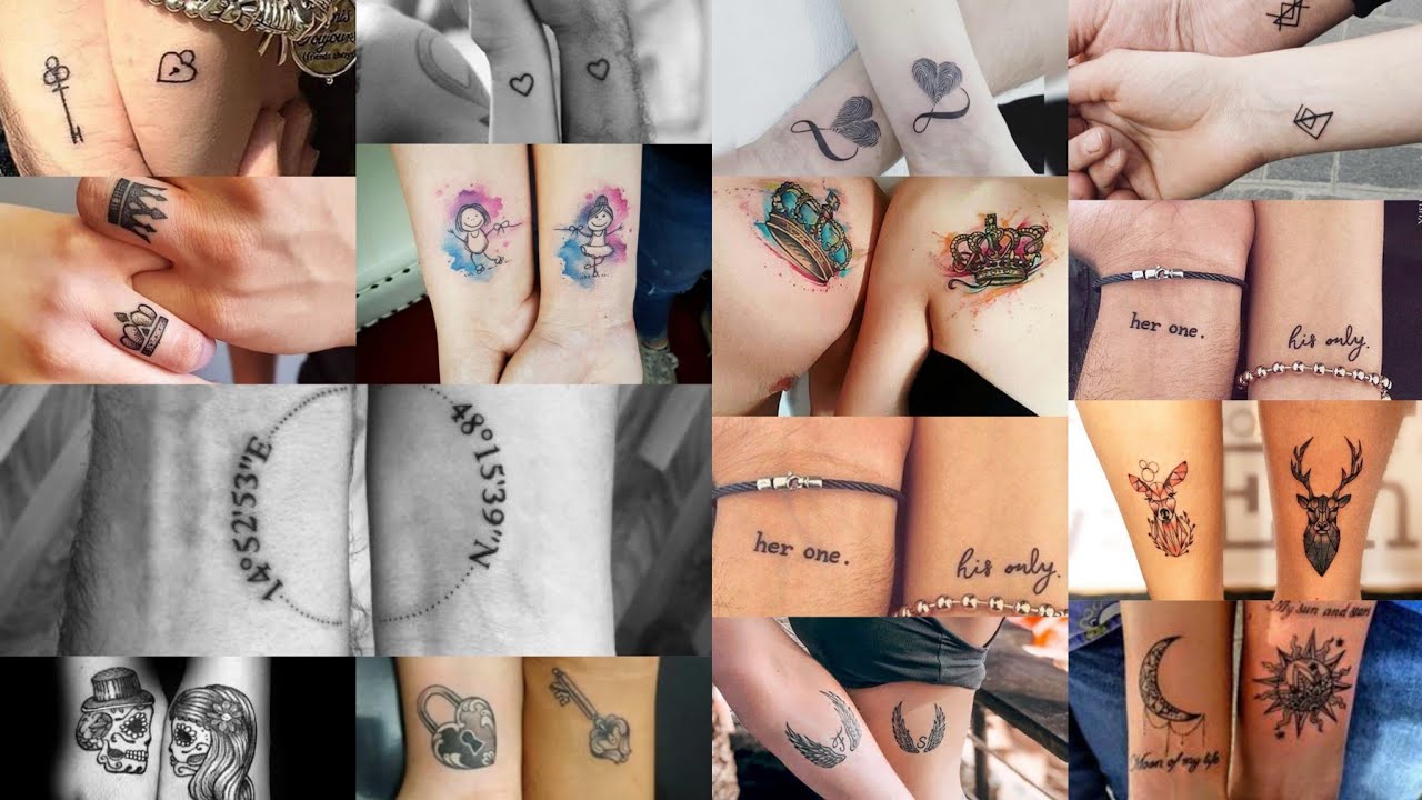 50 Matching Couple Tattoo Ideas That Arent Cheesy  Glamour