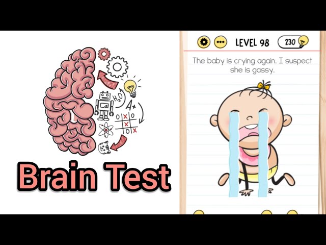 Don't Cry Baby, Brain Test Tricky Puzzles, Levels 43-44 #braintest #, Puzzle Game