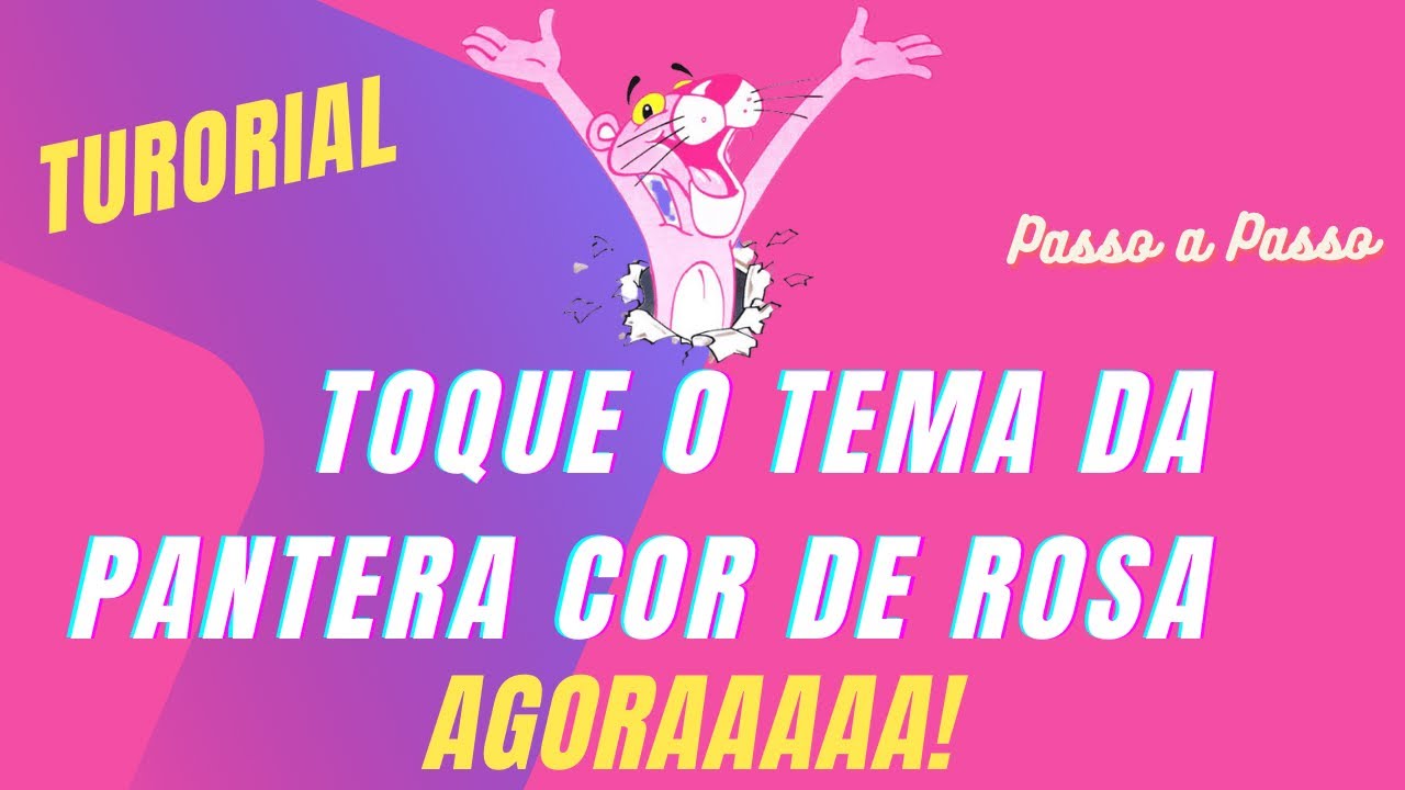 Pantera Cor De Rosa - Tutorial