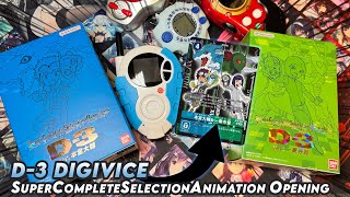 D-3 Digivice - Super Complete Selection Animation Box Opening