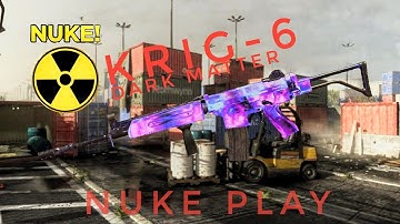 CODMOBILE: Getting nuke with KRIG-6 dark matter skin in shipment.  #callofduty #gaming