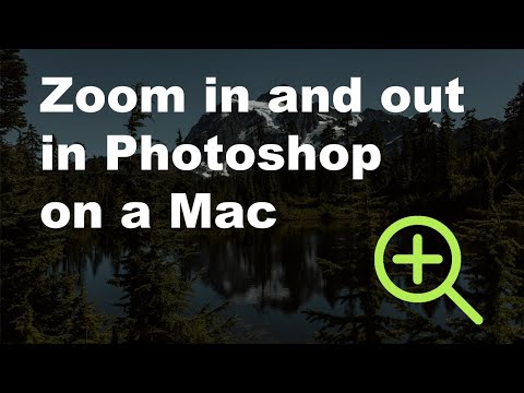 How to zoom in Photoshop on a Mac