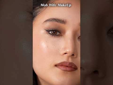 海外セレブに流行中のMob Wife MakeUpに挑戦❤️‍🔥 強めなかっこいいメイク【モブワイフメイク】