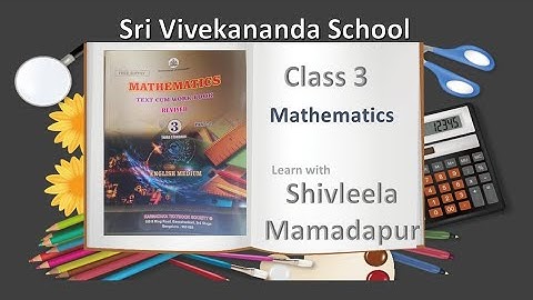Karnataka state syllabus 3rd std Mathematics Unit-1