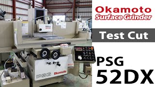 岡本工作 平面研削盤 Psg 52dx チャック研磨と精度確認作業の様子 Youtube