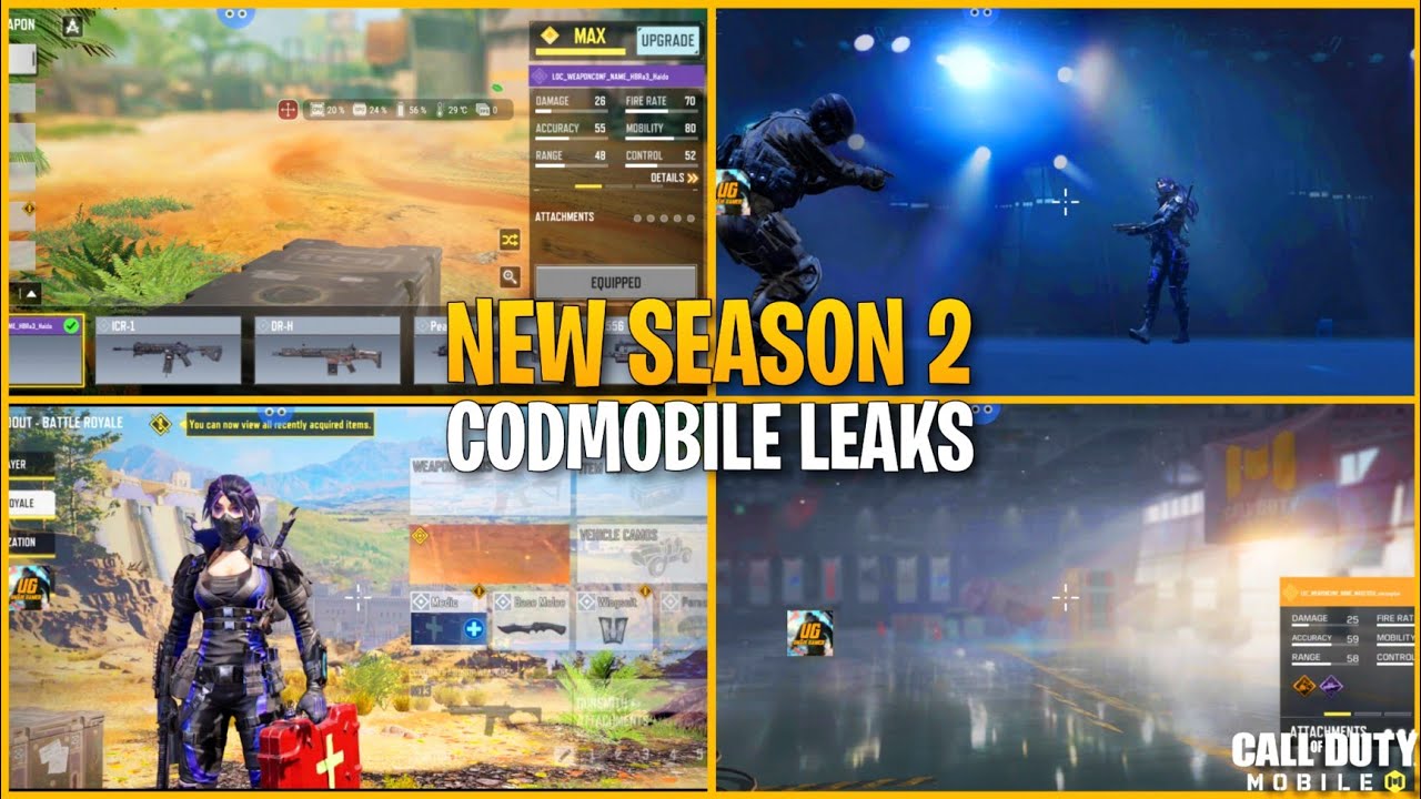 CODMOBILE SEASON 2 LEAKS | ALL THE LEGENDARY GUNS, LEGENDARY CHARACTER ...