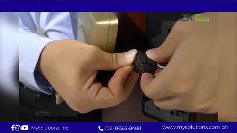 ZKTeco ML10B Installation Tutorial - Distributed by MySolutions