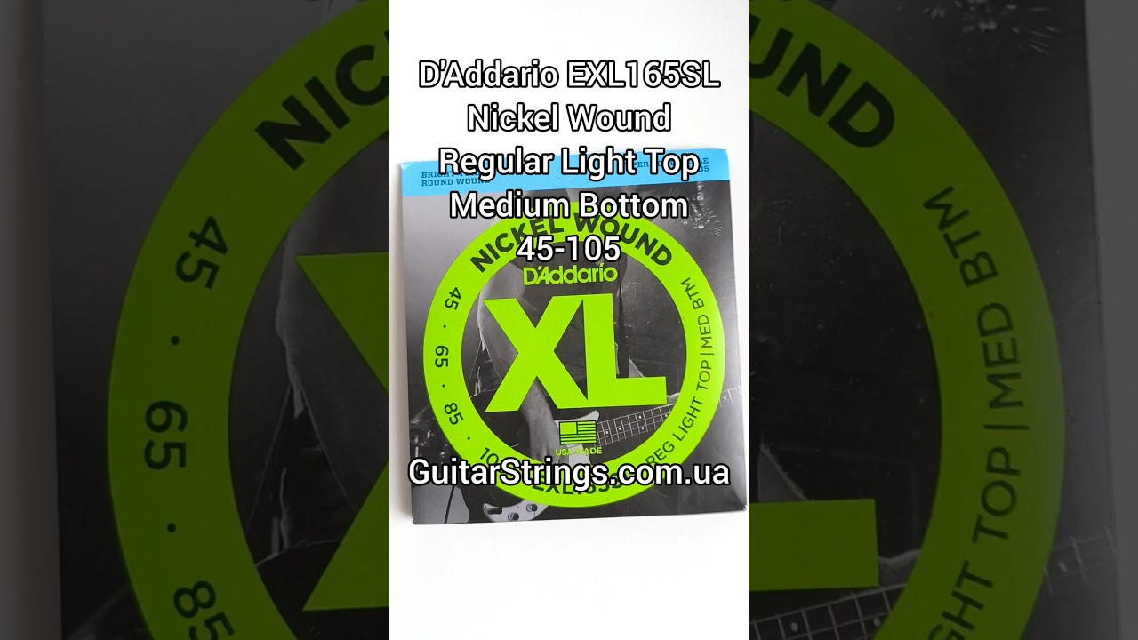 D'Addario EXL165SL Nickel Wound Regular Light Top Medium Bottom 45-105 