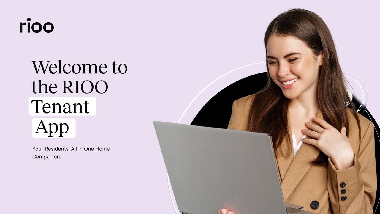Welcome to the RIOO Tenant App — your residents’ all in one home companion