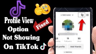 How to Fix TikTok Profile View Option Not Showing|Fix TikTok Profile View Option 2023