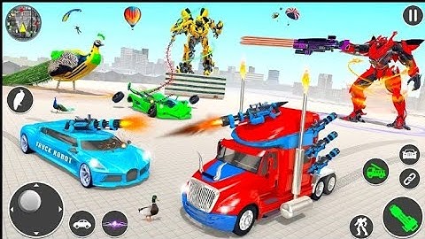 🚖Flying Robot Car Game 2023- Android Gameplay #robot #Robot #robot-game# #robot-virl