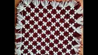 make awesome  table mat,door  mat,tv,laptop,dish tv cover  (without crochet and salai)