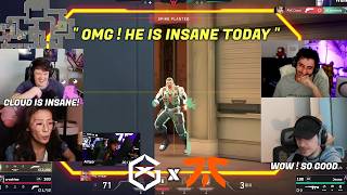 23 Minutes of Streamers React to FNC vs GX INSANE Moments in VCT Stage 2 screenshot 1