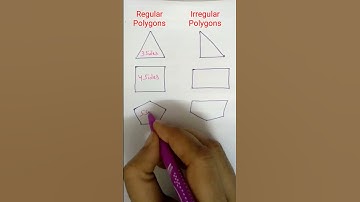 Regular and Irregular polygons 📚📒 Math infinity hk #polygon #shorts #maths #viral