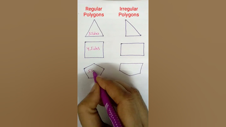 Regular and Irregular polygons 📚📒 Math infinity hk #polygon #shorts #maths #viral