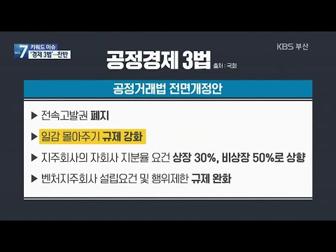 [키워드이슈] “공정경제 3법”