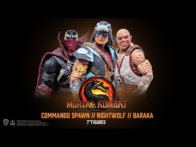 New Mortal Kombat 11 Figure Pre-Orders: Commando Spawn, Nightwolf, Baraka