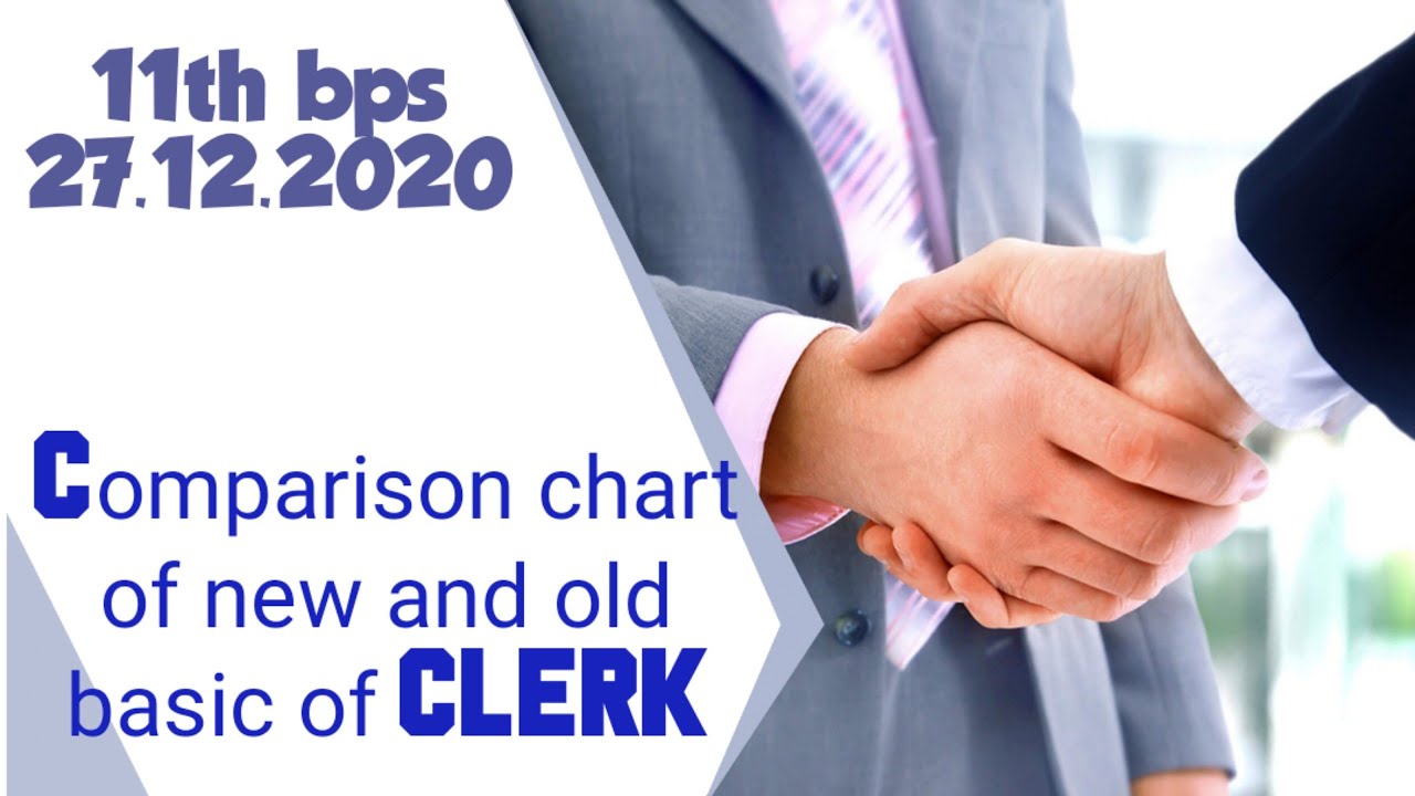11th bps latest update !! 11th bps old and new basic chart !! CLERK !!