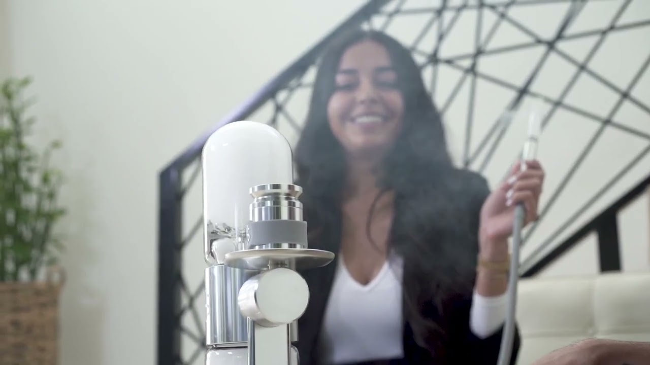 Stündenglass Gravity Hookah Polished Silver