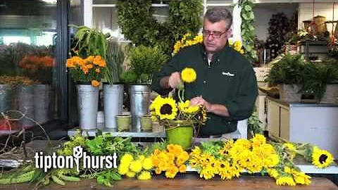 How To Make A Sunflower Arrangement | Tipton & Hurst