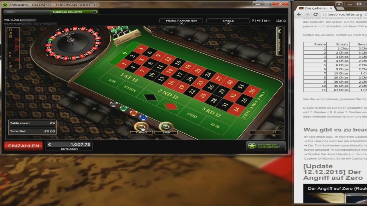 Der Roulette Trick ! ! ! Spielen mit System