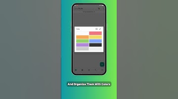 ColorNote: Simple Notes & To-Do App #shorts
