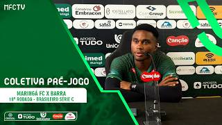 Coletiva pré-jogo - Adeilson e Ivan Campanari - Maringá FC x Barra - 18ª Rodada Série C 2026