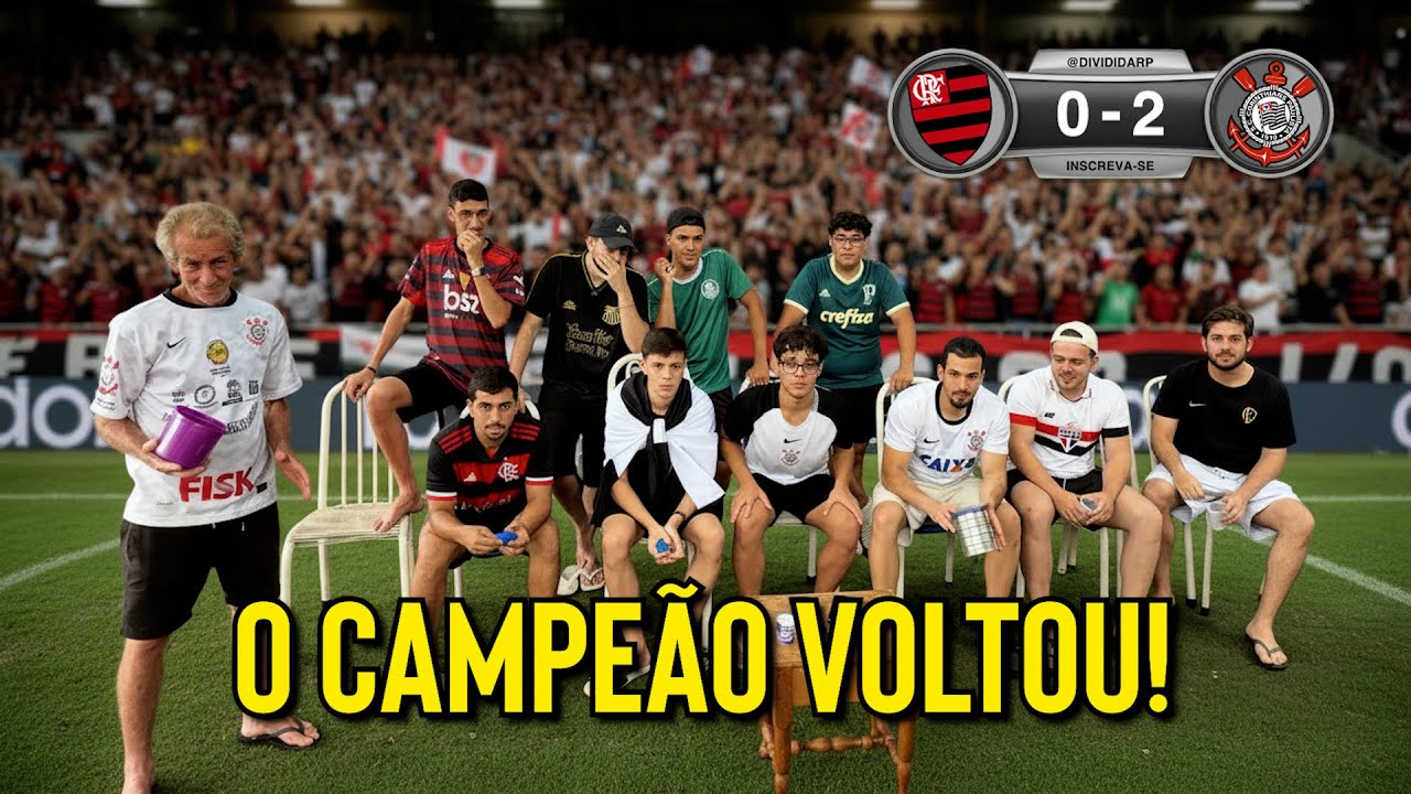 CORINTHIANS CAMPEÃO - REACT COMPLETO DE CORINTHIANS 2X0 FLAMENGO NA SUPERCOPA DO BRASIL
